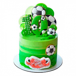Детский торт пряничный Футбольный Мяч