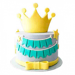 Детский торт Желтая Корона